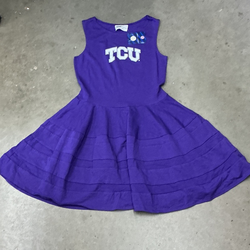 TCU Kids Casual Purple Dress